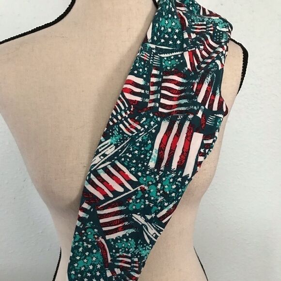 LuLaRoe Kids S/M Americana Leggings - Picture 1 of 3